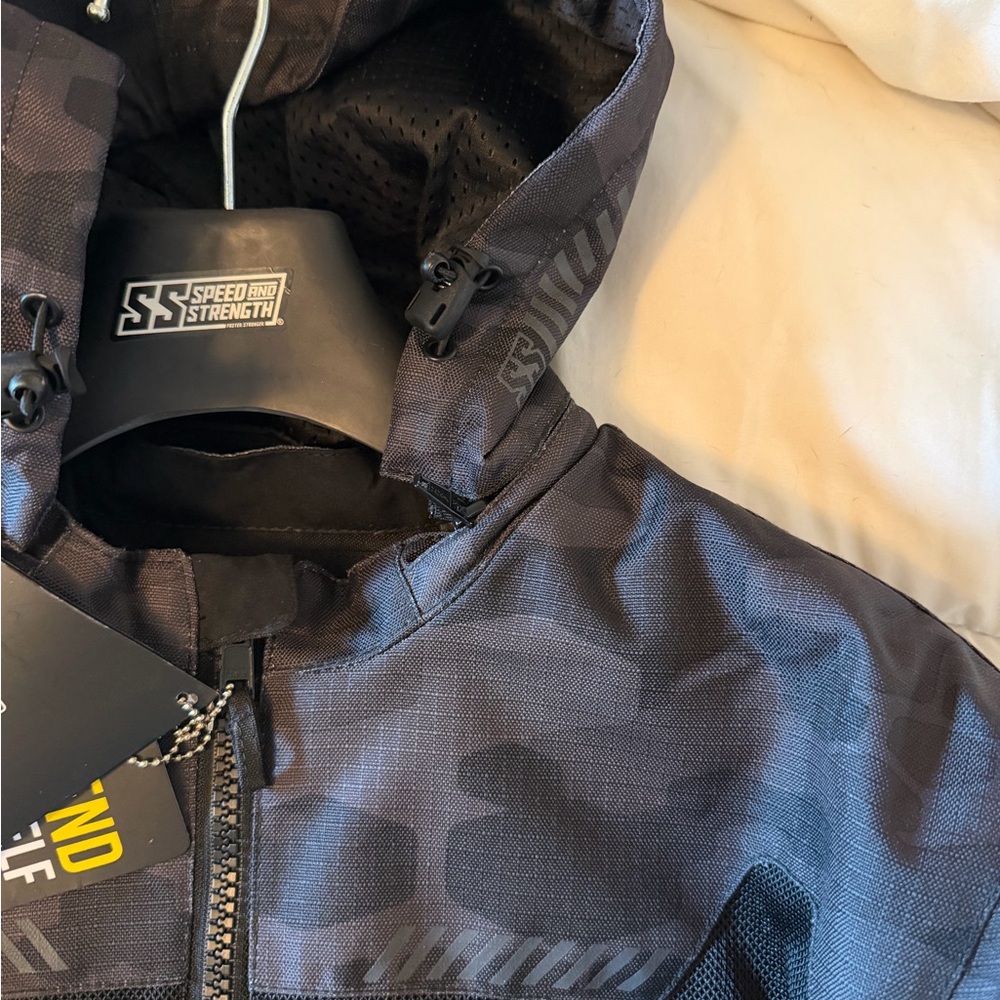 Men's Black Speed & Strength Motorcycle Jacket - Picture 4 of 5